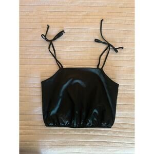 Lola Grace M Satin Crop Tank